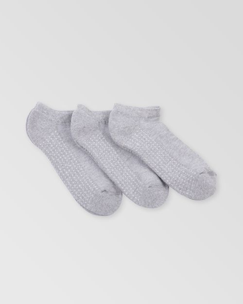 Calcetines Pack x 3 Mujer Mitzy Gris Fit Poly