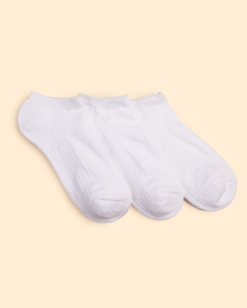 Calcetines Pack x 3 Mujer Mitzy Blanco
