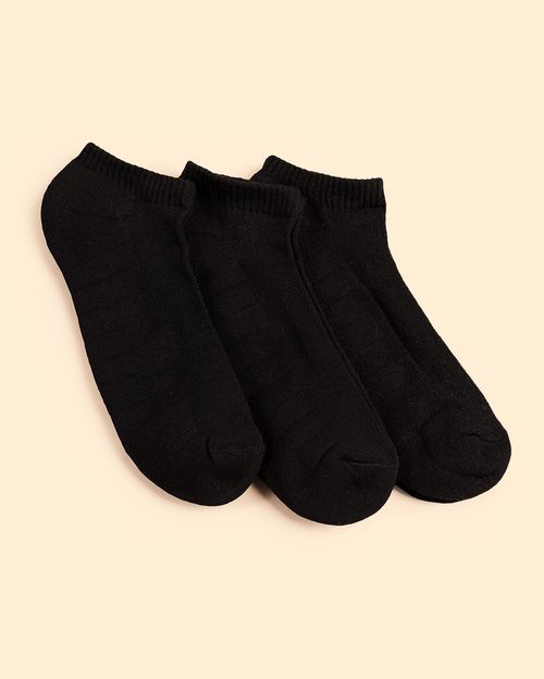 Calcetines Pack x 3 Hombre Mitzo Negro