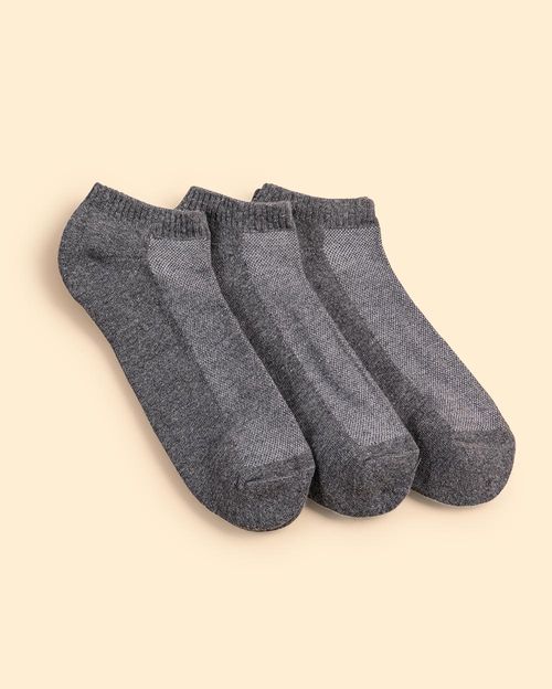 Calcetines Pack x 3 Hombre Mitzo Gris