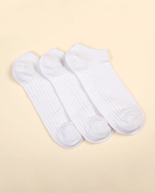 Calcetines Pack x 3 Mujer Mitza Blanco