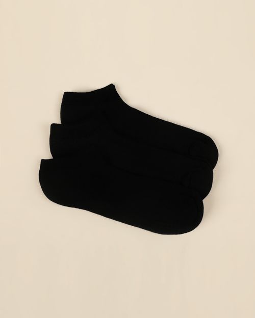 Calcetines Pack x 3 Mujer Mitzy Negro
