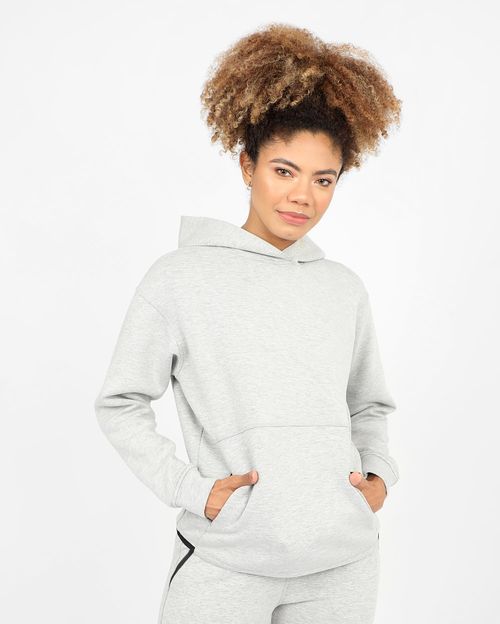 Polera Mujer Luna Gris Melange
