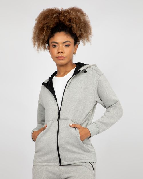 Casaca Mujer Lucia Gris Melange