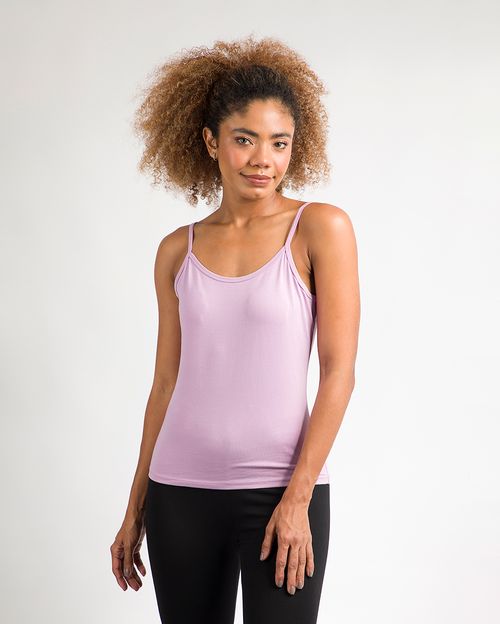 Top Mujer Rubí Core Tiras Lila