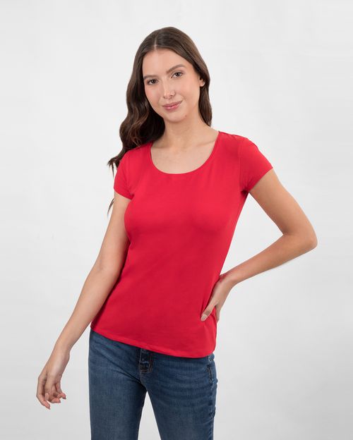 Polo Mujer Dévora Core Rojo