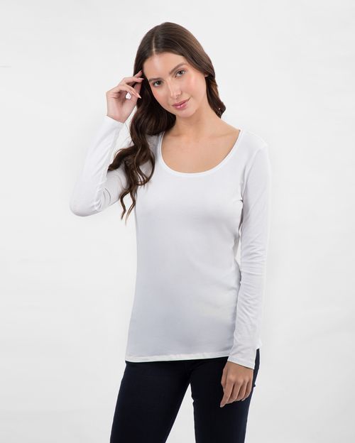 Polo Mujer Maricielo Core Blanco