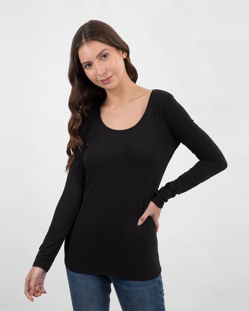 Polo Mujer Maricielo Core Negro
