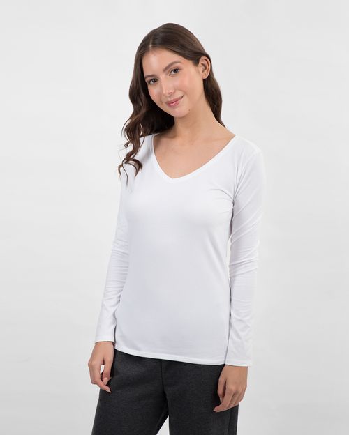 Polo Mujer Mariluna Core Blanco