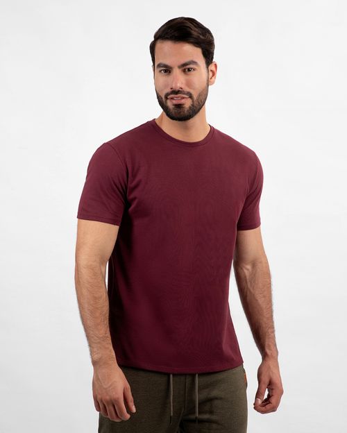 Polo Hombre José Core Guinda Sombra