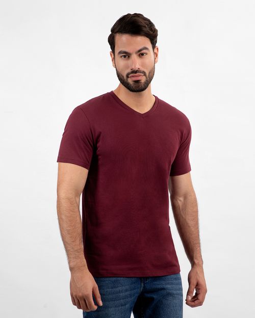 Polo Hombre Antonio Core Guinda Sombra