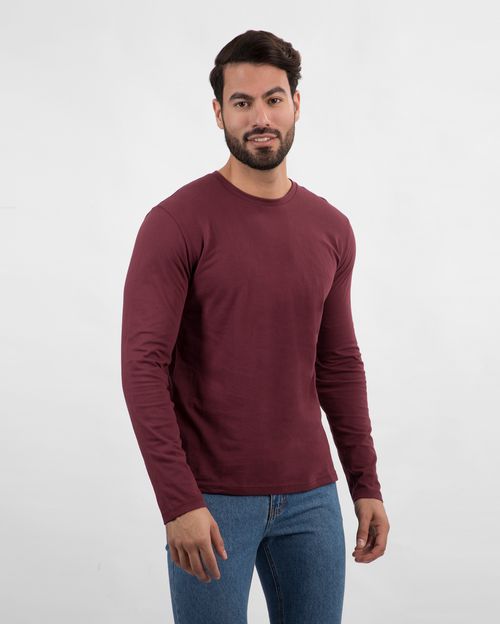 Polo Hombre Pepe Core Guinda Sombra
