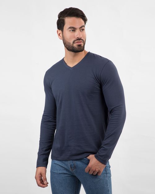 Polo Hombre Toño Core Azul Oxford