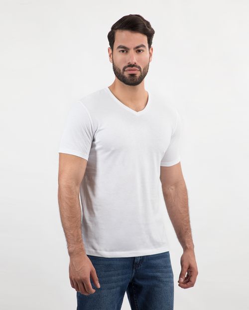 Polo Hombre César Core Blanco