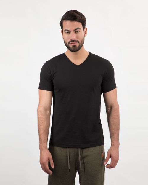 Polo Hombre César Core Negro