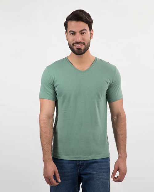 Polo Hombre César Core Verde Hoja