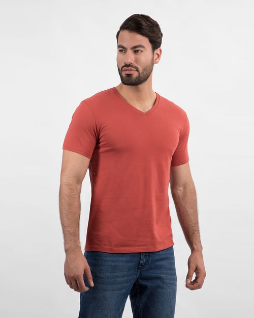 Polo Hombre César Core Ladrillo Tandori