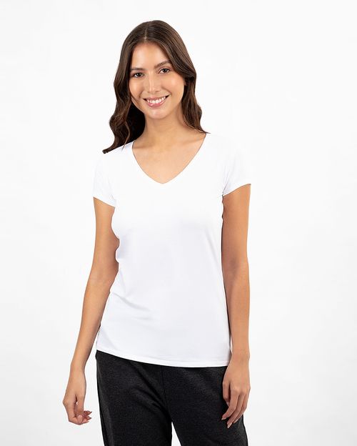 Polo Mujer Dora Core Blanco