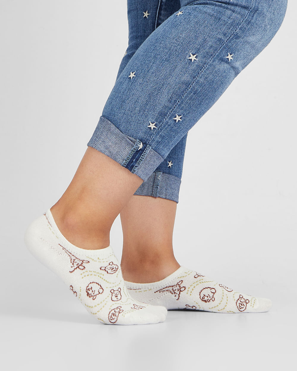 Calcetines-Pack-X-2-Mujer-Olivia-Niquel-Poly---Coco-Melange-U