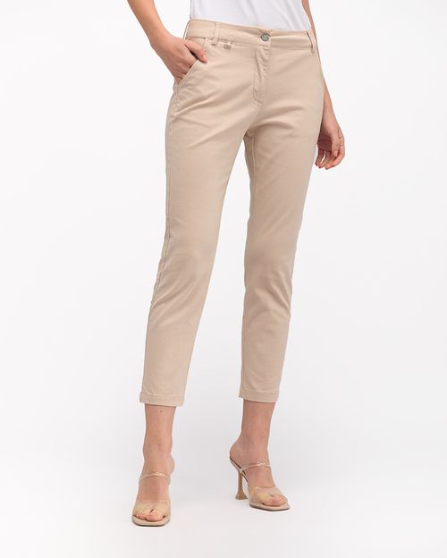 Pantalón Mujer Bero Beige Botánico