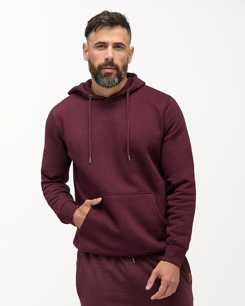 Polera Hombre David Core Guinda Sombra