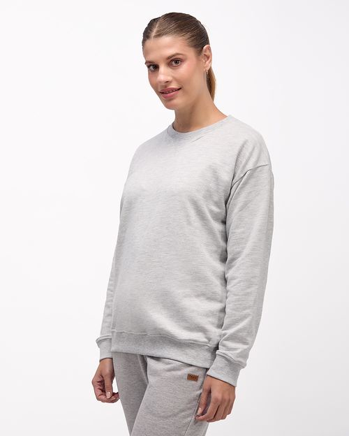 Polera Aleja Básica Mujer Gris