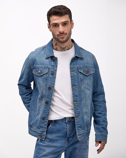 Casaca Jean Hombre Nee Azul Medio