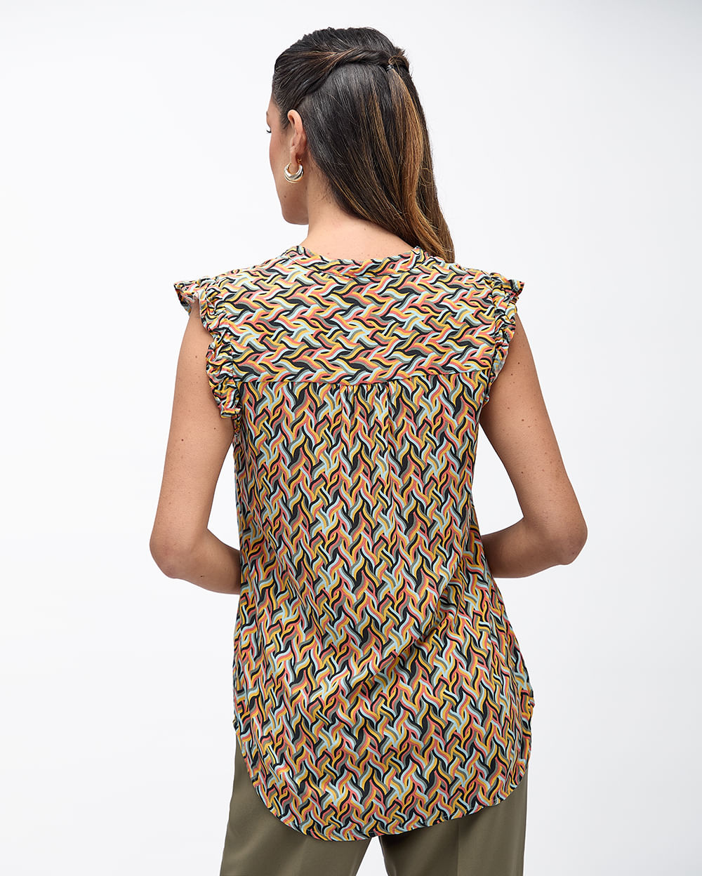 Blusa-Mujer-Rubi-Print-Naranja-Papaya-S