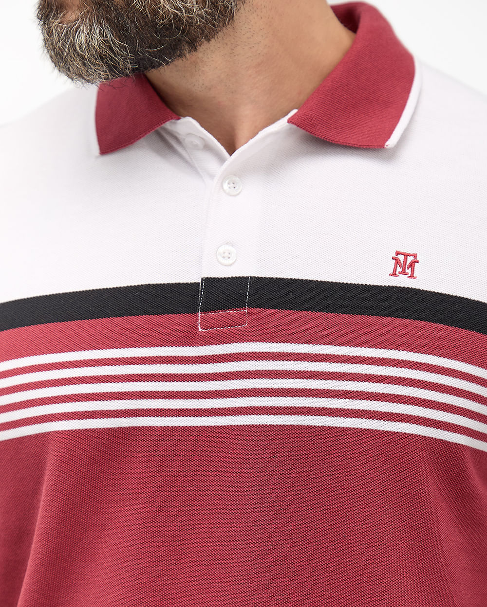 Polo-Cuello-Camisa-Hombre-Saylor-Guinda-M