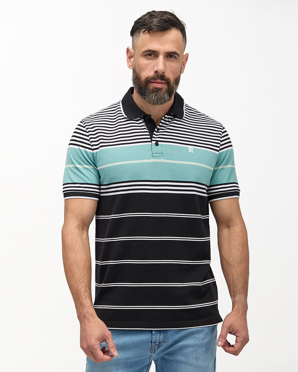 Polo-Cuello-Camisa-Hombre-Saylor-Plomo-Intenso-M