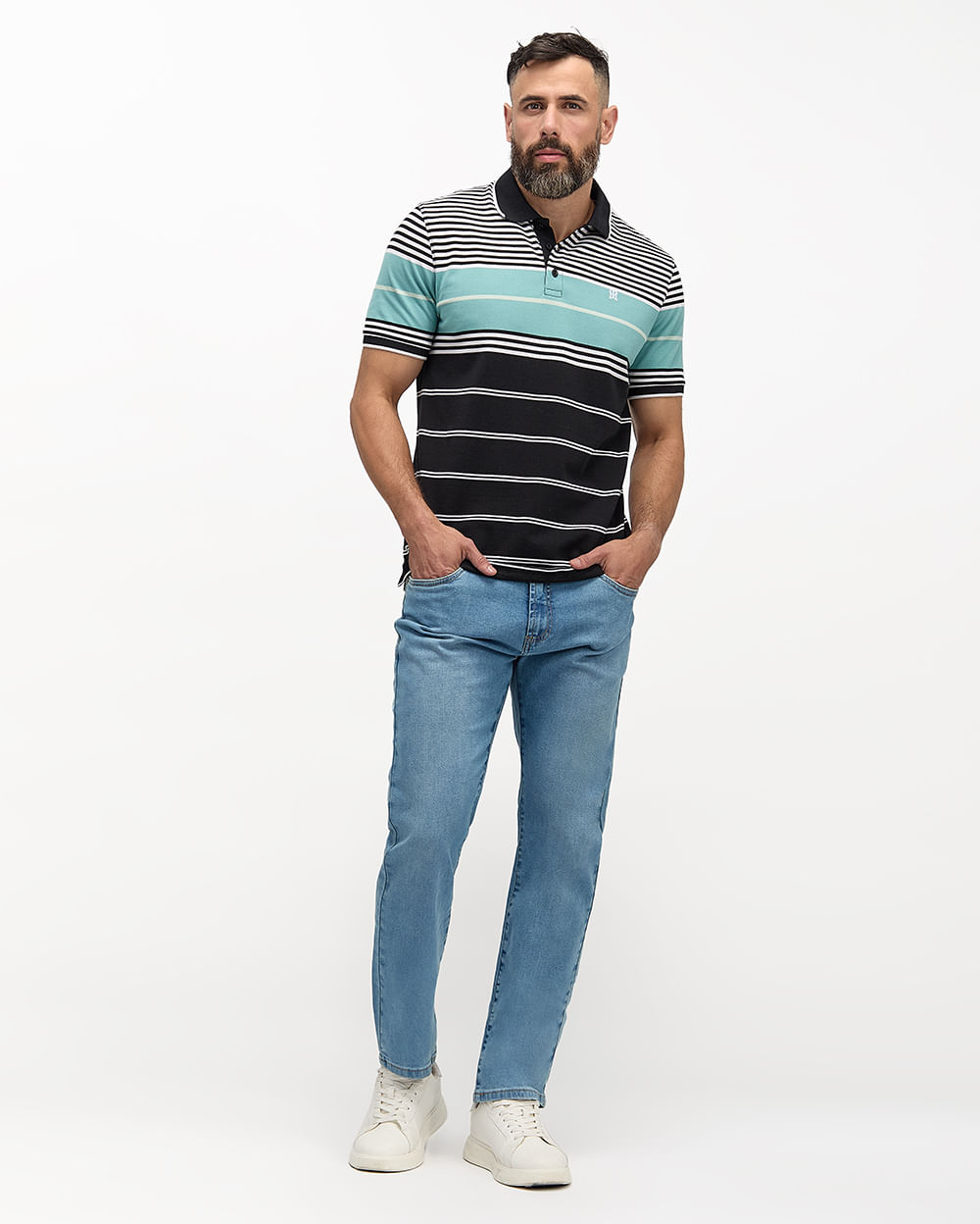 Polo-Cuello-Camisa-Hombre-Saylor-Plomo-Intenso-M