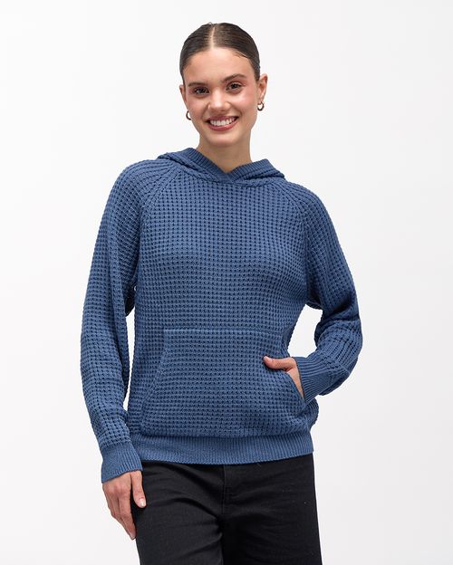 Chompa Mujer Vanessa Acero Denim