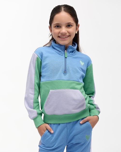 Polera Niña Cecilia Acero Intenso