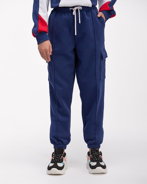 Jogger Jovencita Lore Azul Nautico Seda