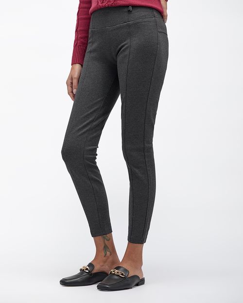 Jegging Mujer Taty Negro Jaspeado