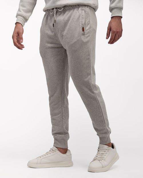Jogger Hombre Alberto Core Gris Fit Poly