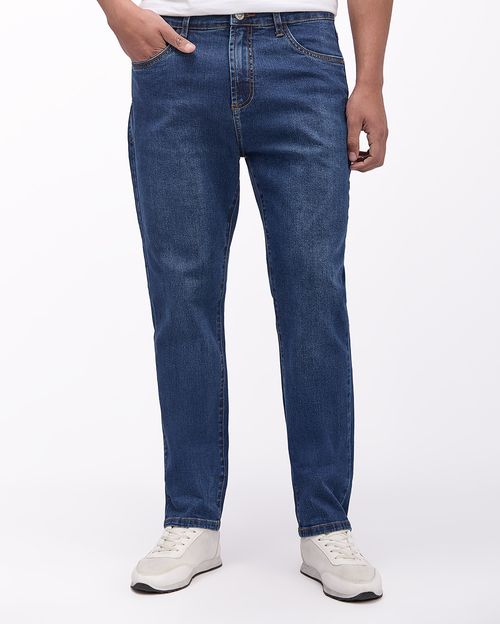 Jean Hombre Bruno Azul Oscuro