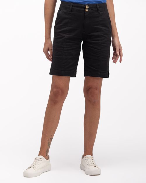 Bermuda Mujer Margot Negro