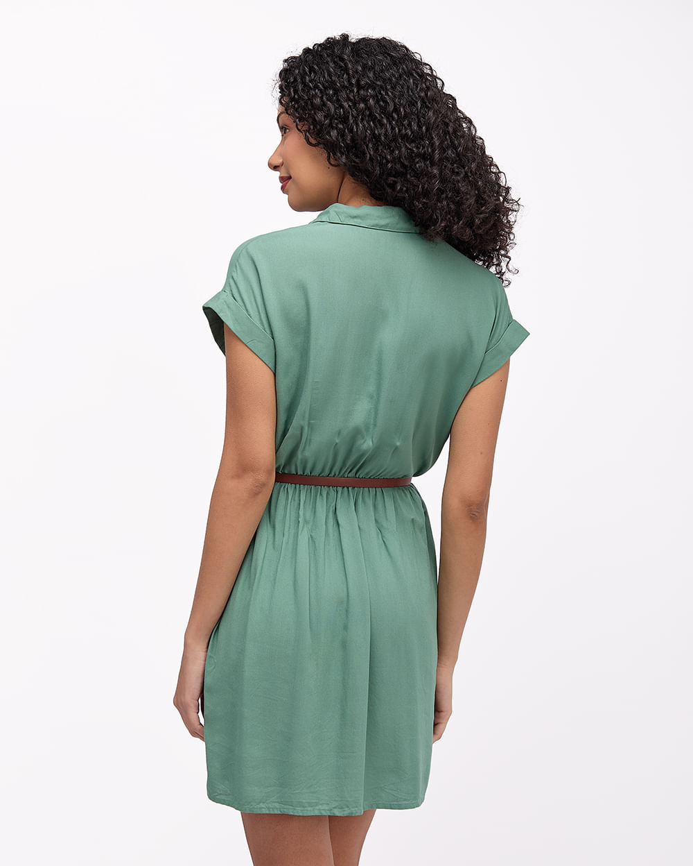 Vestido-Mujer-Indira-Solid-Verde-Pad-S