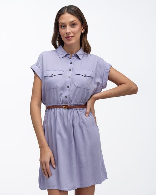 Vestido Mujer Indira Solid Lila Frío