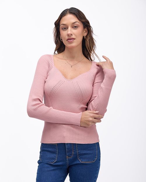 Chompa Mujer Jimena Rosa Barbie