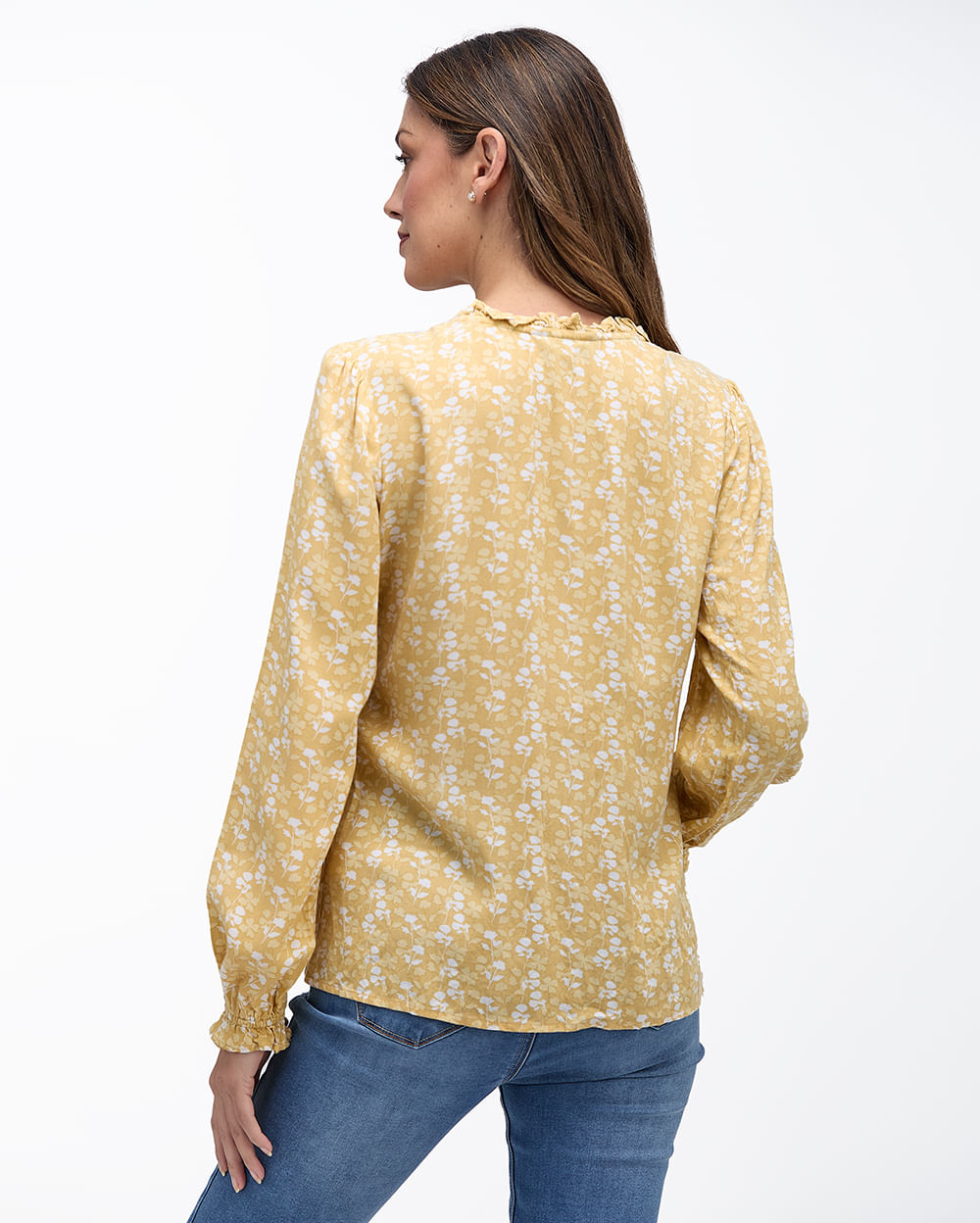 Blusa-Mujer-Agatha-Print-Beige-Crema-S