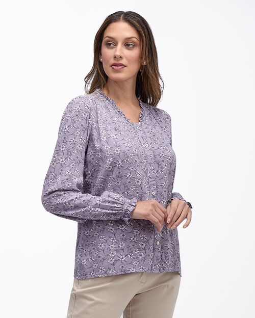Blusa Mujer Agatha Print Lila Chalk