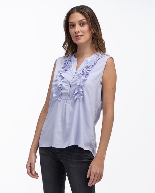 Blusa Mujer Rubi Solid Lila Frío