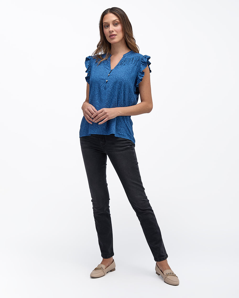 Blusa-Mujer-Rubi-Print-Acero-Oscuro-S