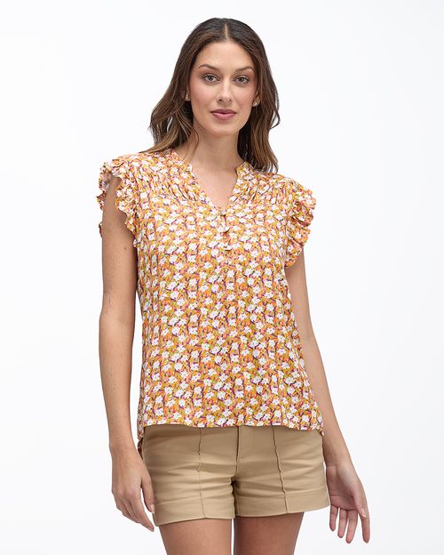 Blusa Mujer Rubi Print Fucsia Rose