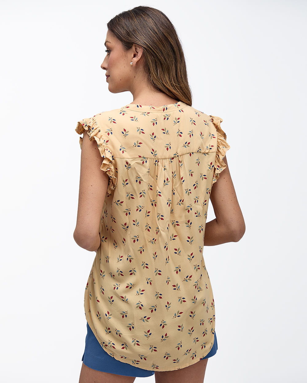 Blusa-Mujer-Rubi-Print-Beige-Tapioca-S