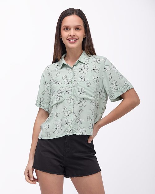Blusa Mujer NewEsma Celeste Artico