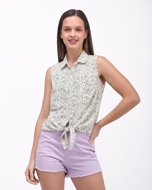 Blusa Mujer Esma Crema Pastel