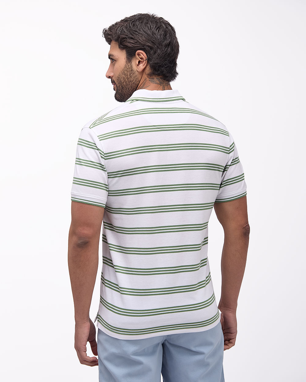 Polo-Cuello-Camisa-Hombre-Tiesto-Blanco-Optico-M